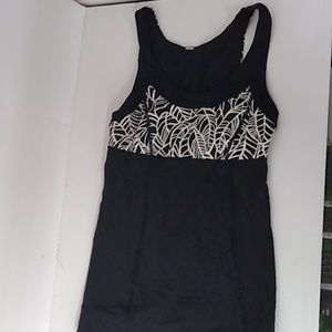 Black and white Lululemon Tank top